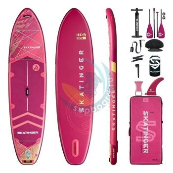 Надувная доска Skatinger Serial Red 11'6 с веслом